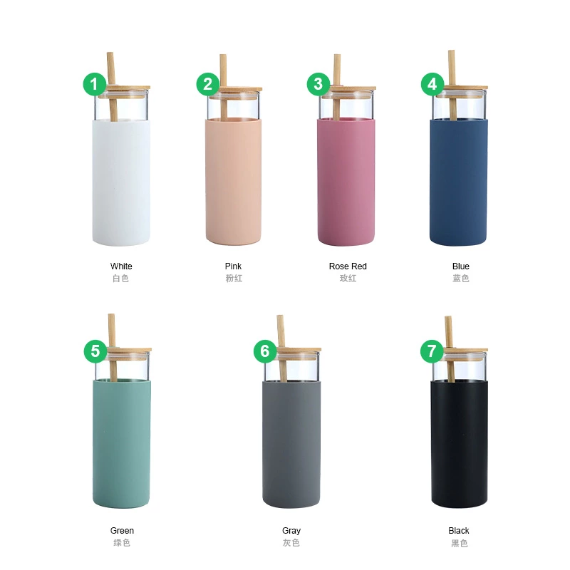 Bamboo Lid Glass Tumbler