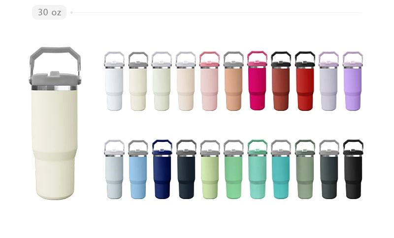 30oz Tumbler with Top Handle
