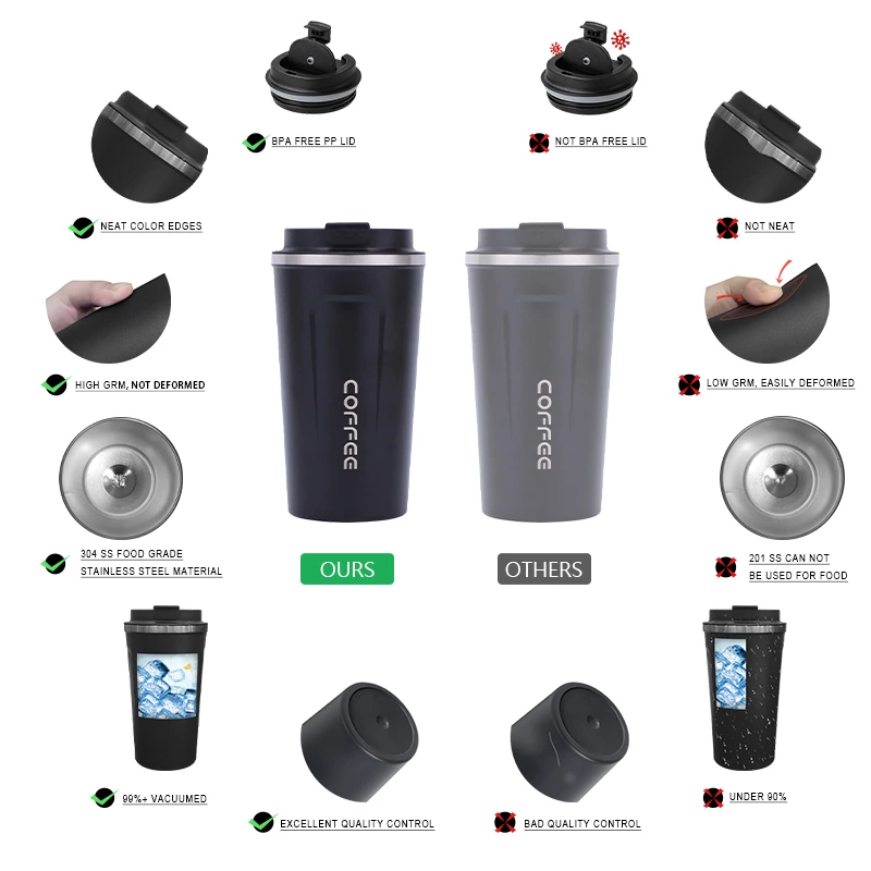 12oz 17oz Travel Coffee Mugs