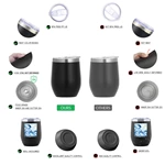 12oz 16oz Stainless Steel Wine Tumbler