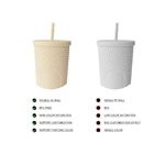 24oz Double Wall Acrylic Tumbler With Straw