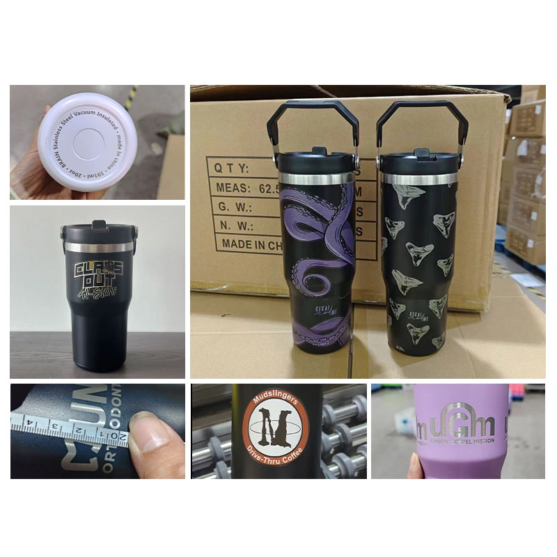 30oz Tumbler with Top Handle