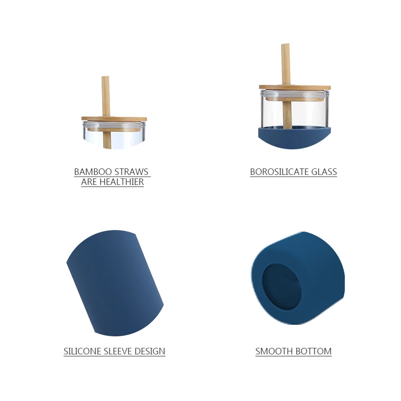 Bamboo Lid Glass Tumbler