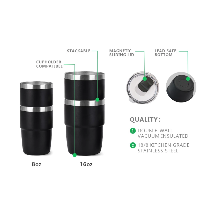 Large Capacity 8oz 16oz Espresso Mugs