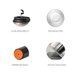 Anti Fall Bottom Suction Nozzle Coffee Mug