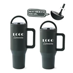 Custom Spill Proof Flip Straw Tumbler