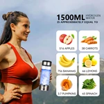 1500 PPB Hydrogen water bottle