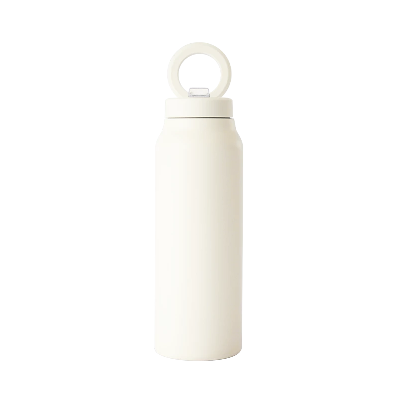 24 oz Full Color Stainless Steel Vacuum Flask With Magnetic Lid For Phone Holder