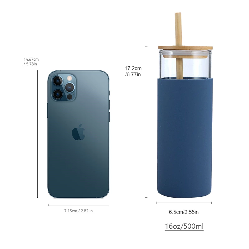 Bamboo Lid Glass Tumbler
