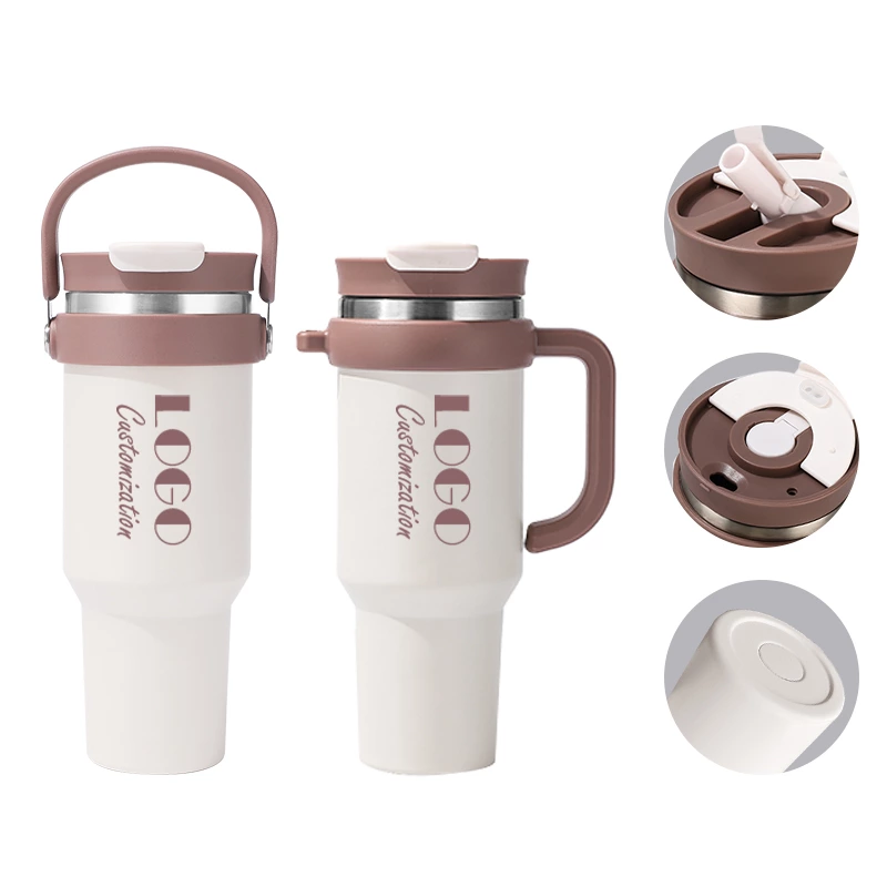 40oz Insulated Tumbler with Dual Handles