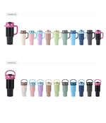 40oz Insulated Tumbler with Dual Handles