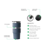 16oz Stainless Steel Stackable Cup