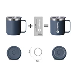 12oz 14oz Stainless Steel Mug With Handle
