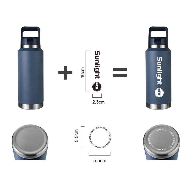 12oz/18oz/36oz/64oz Water Bottle with Chug Cap
