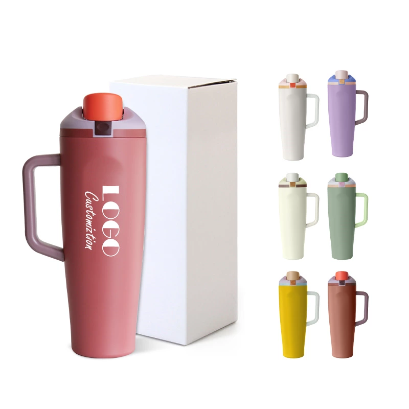 30oz Sports Water Bottle Whit Handle