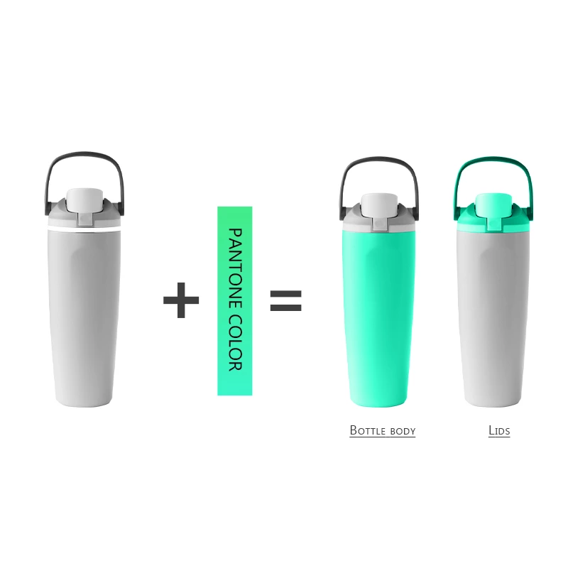 30oz Double Wall Vacuum Flask With Handle