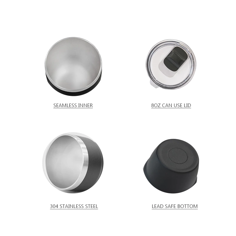 Stainless Steel 8oz Coffee Mugs