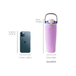 30oz Double Wall Vacuum Flask With Handle