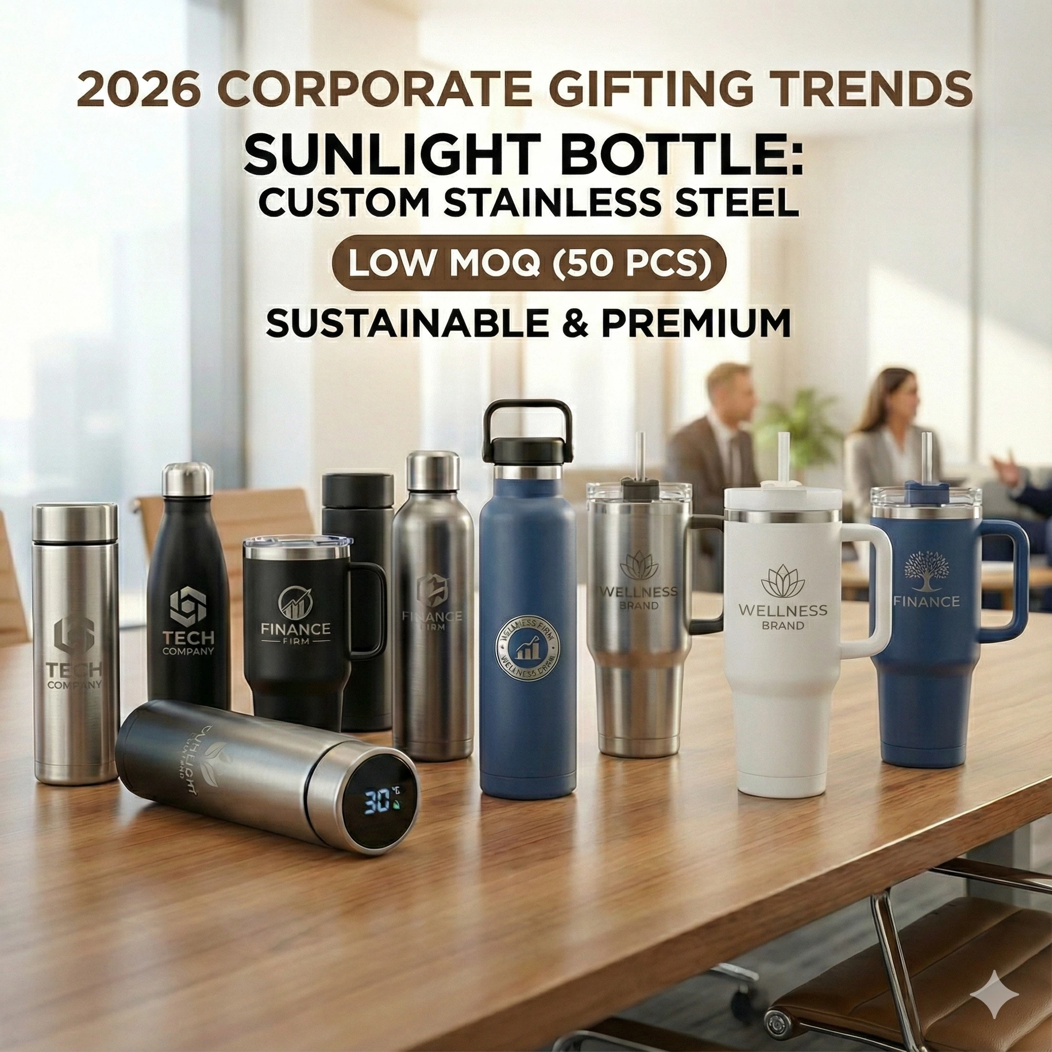 2026 Corporate Gifting Trends: Why Custom Stainless Steel Bottles Are The Ultimate B2b Choice