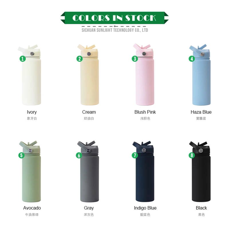 18oz Stainless Steel Water Bottle with 2 Lids | Magnetic Phone Mount