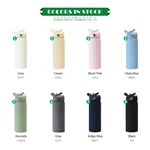 18oz Stainless Steel Water Bottle with 2 Lids | Magnetic Phone Mount